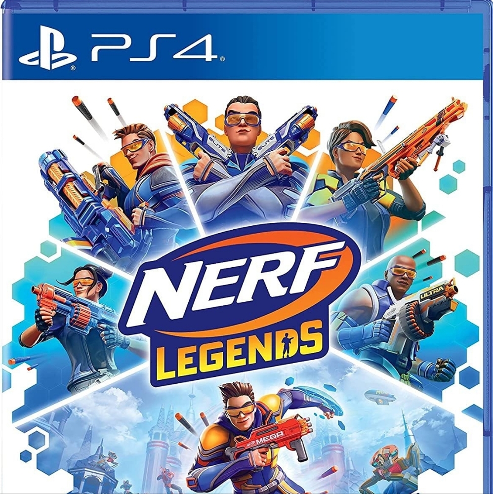 NEW PS4 Nerf Legends Video Game - Dynamic Blue Edition NWT sealed Playstation 4